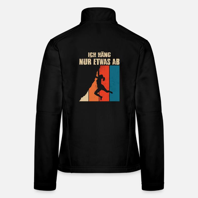 Bouldern Geschenke Klettern Kletterer Boulderer Frauen Softshelljacke