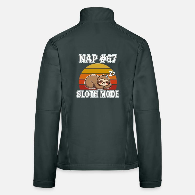 Faultier Nickerchen 67 Meme Slang Sloth Mode Frauen Softshelljacke