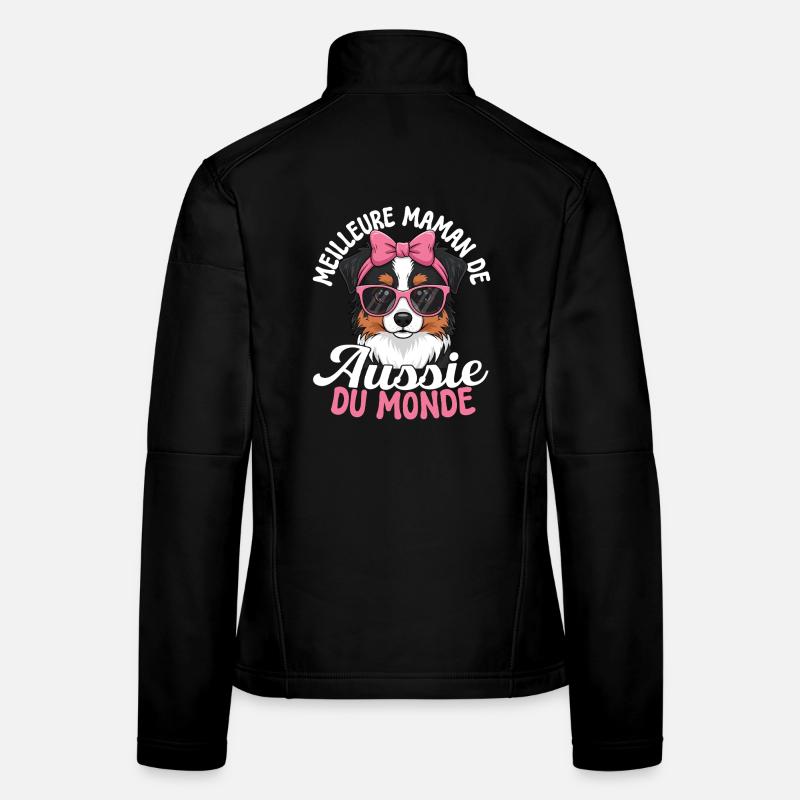La meilleure maman de chien australienne au monde Veste en tissu softshell Femme