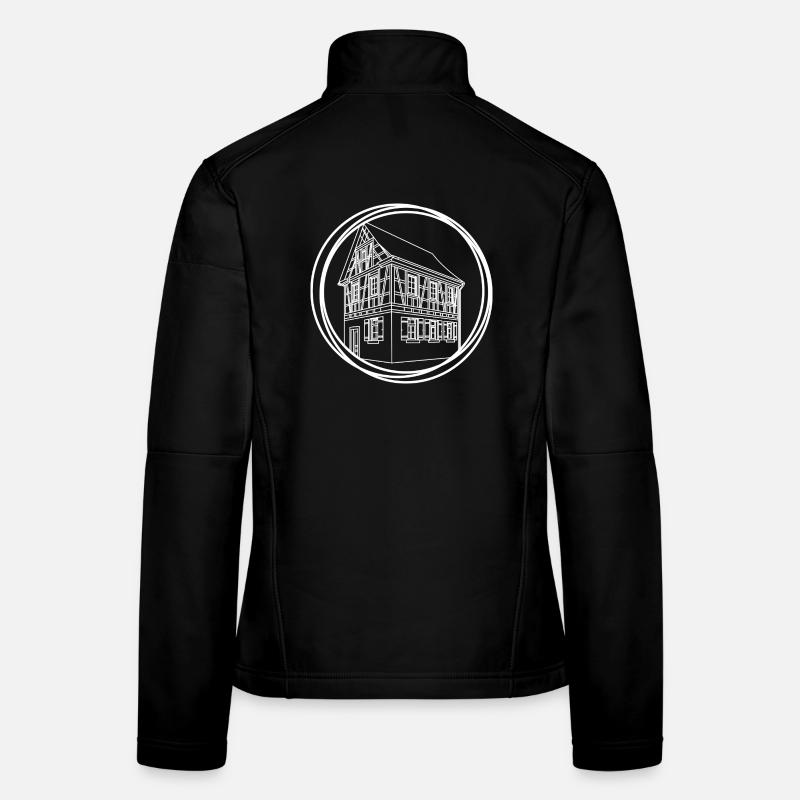 Line House Circle Drawing Women's Softshell Jacket