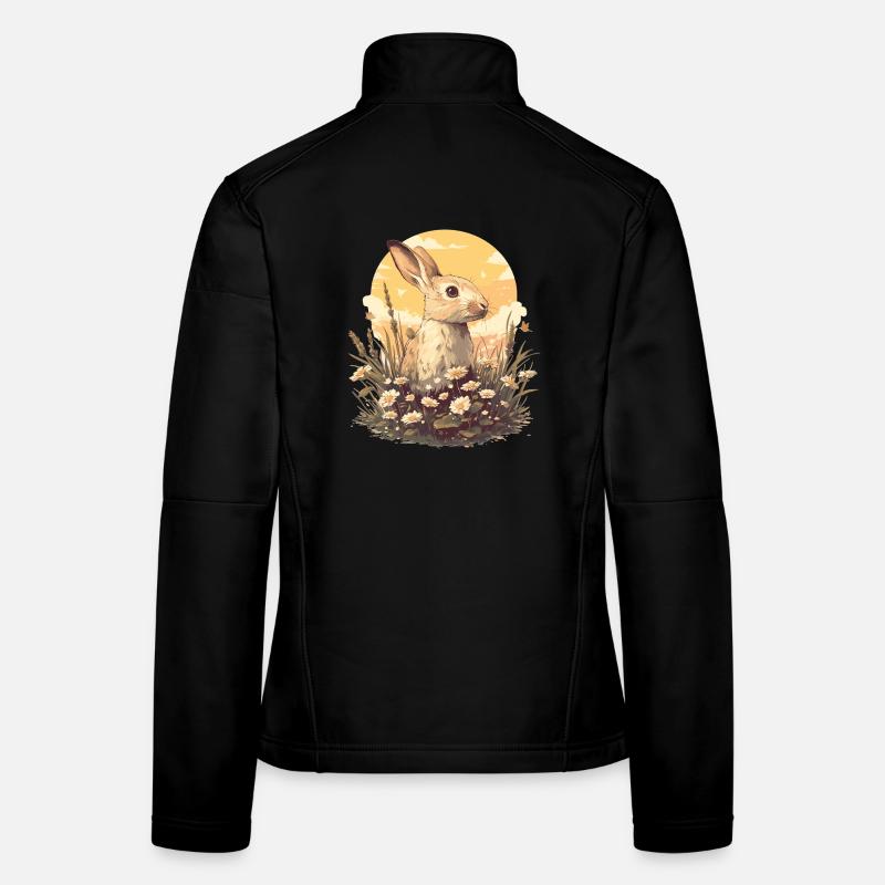 Hasen Hase Frauen Softshelljacke