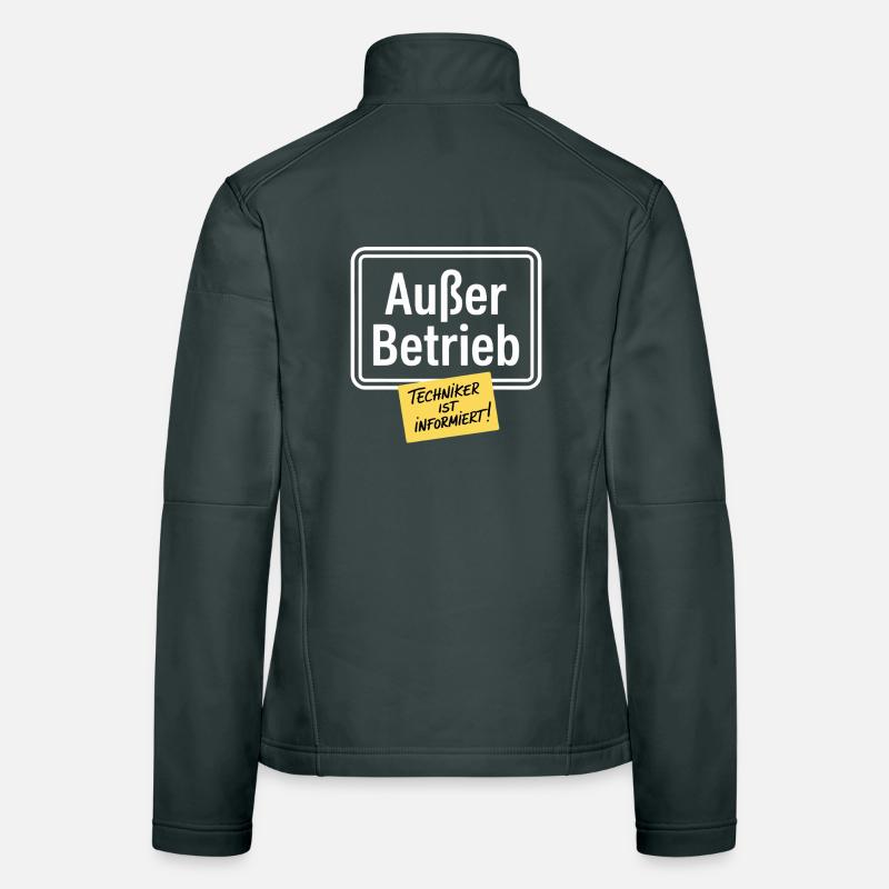 Out of order technician informs sloth office Women's Softshell Jacket