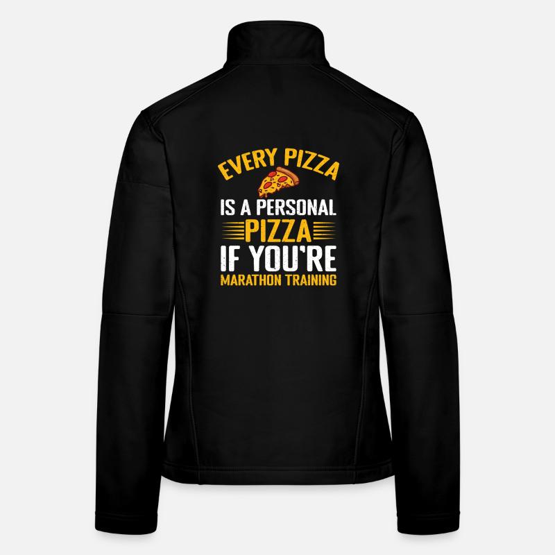 Marathon Runner Every Pizza Is A Personal Pizza Frauen Softshelljacke