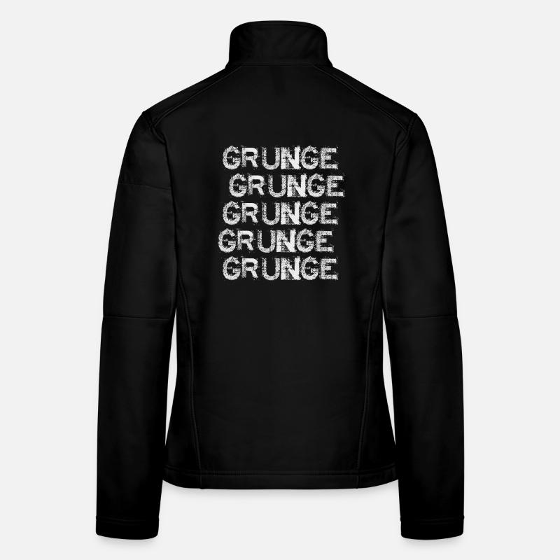 Grunge Repeat Texture Veste en tissu softshell Femme