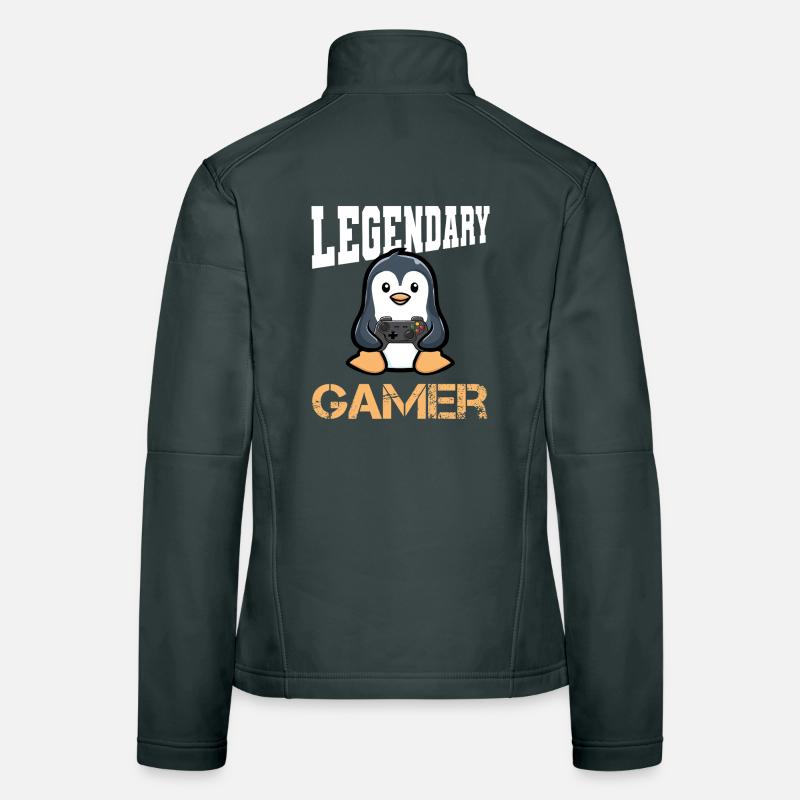 controller zocken gamen Frauen Softshelljacke
