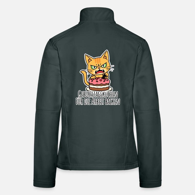 Baking birthday cakes for work, yes, nice! Women's Softshell Jacket