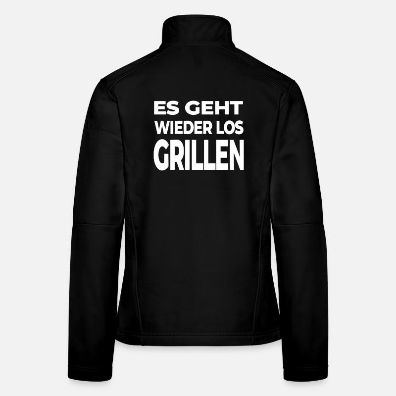 Grillen Frauen Softshelljacke
