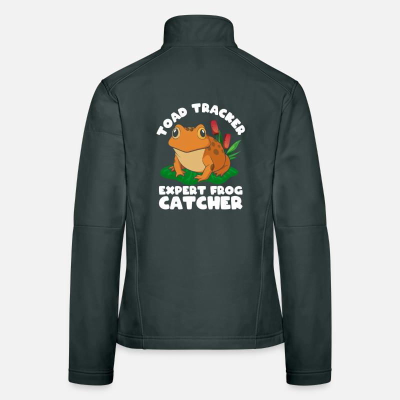 Frog Catcher Toad Tracker Expert Frog Women's Softshell Jacket