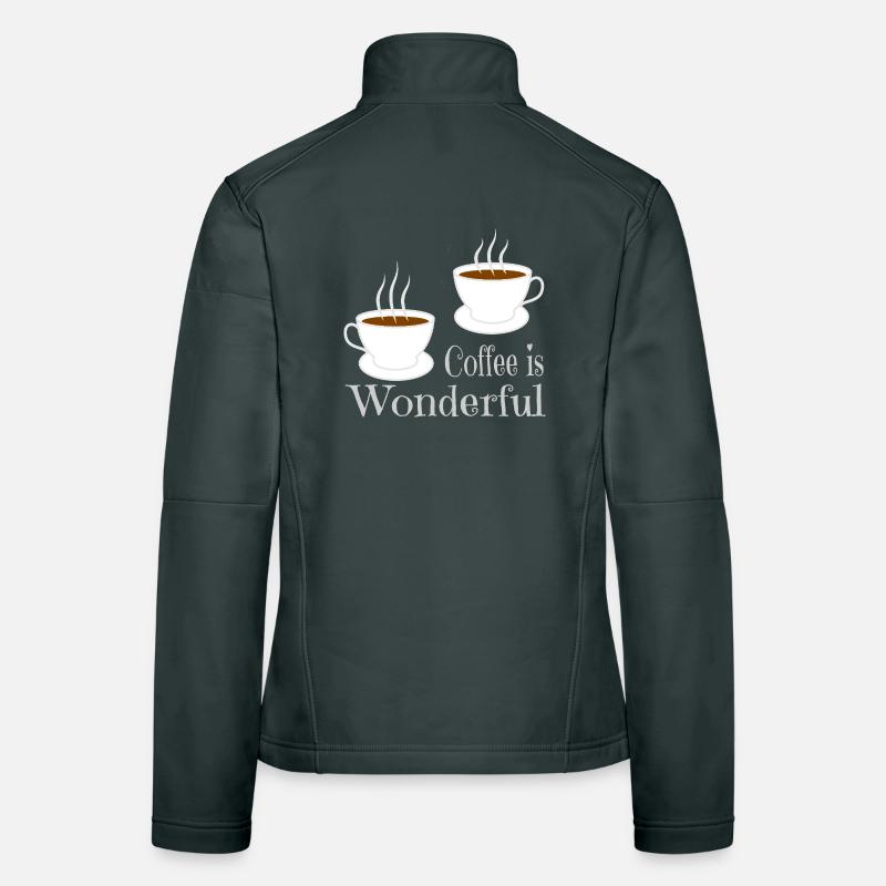Coffee Women's Softshell Jacket