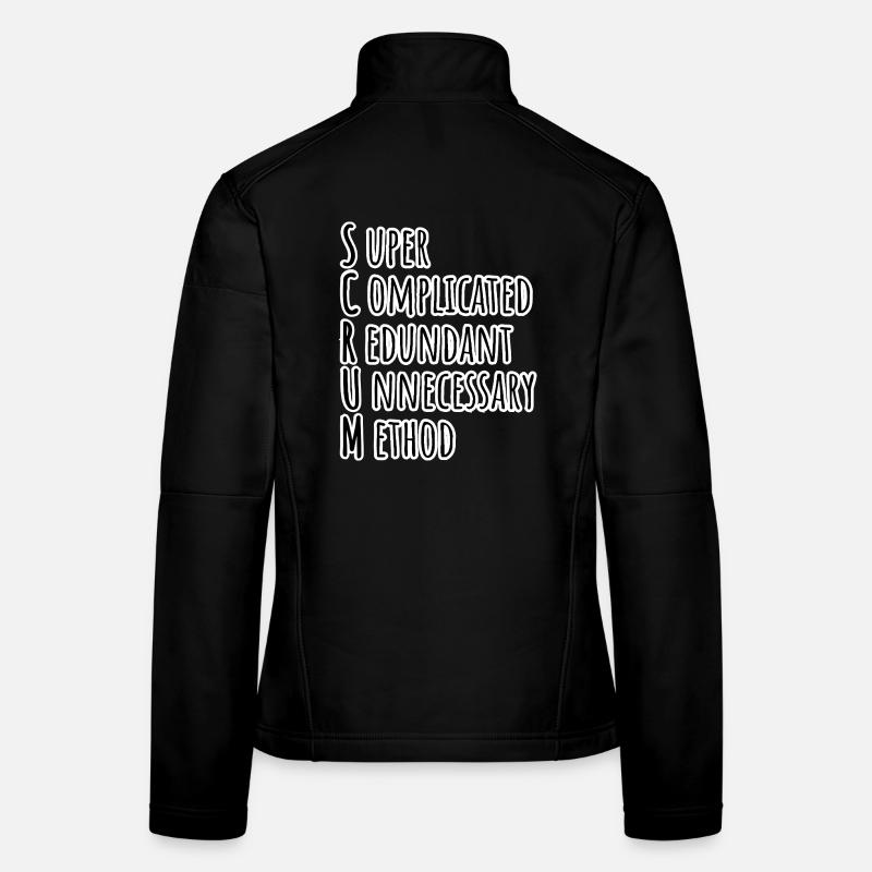 SCRUM Master a développé avec agilité le raffinement du Daily Backlog Veste en tissu softshell Femme
