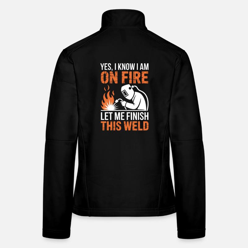 Welder Saying Profession Funny Welder Gift Women's Softshell Jacket