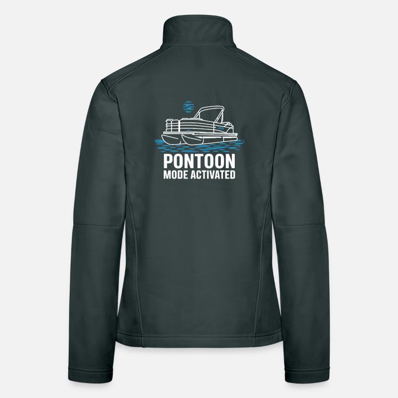  Pontoon Mode Activated Pontonboot Sommer Frauen Softshelljacke