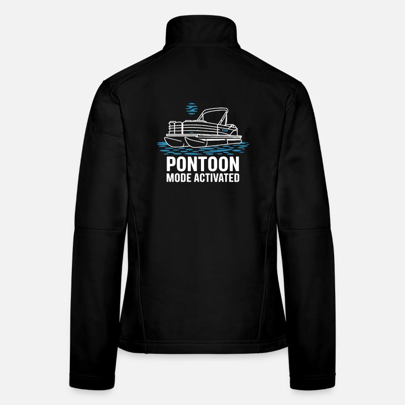 Été des bateaux pontoon activés en mode ponton Veste en tissu softshell Femme