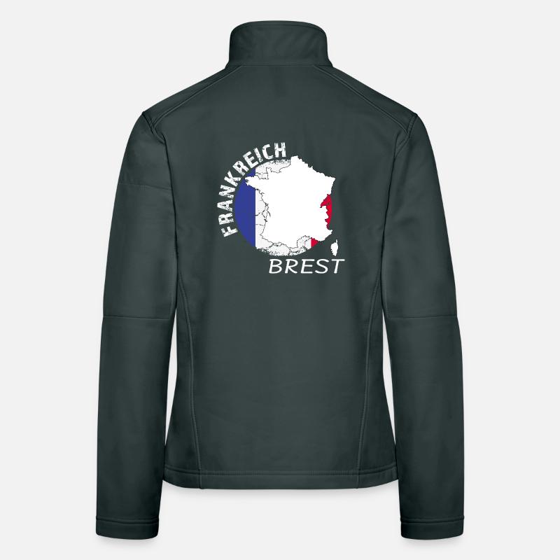 Brest Veste en tissu softshell Femme