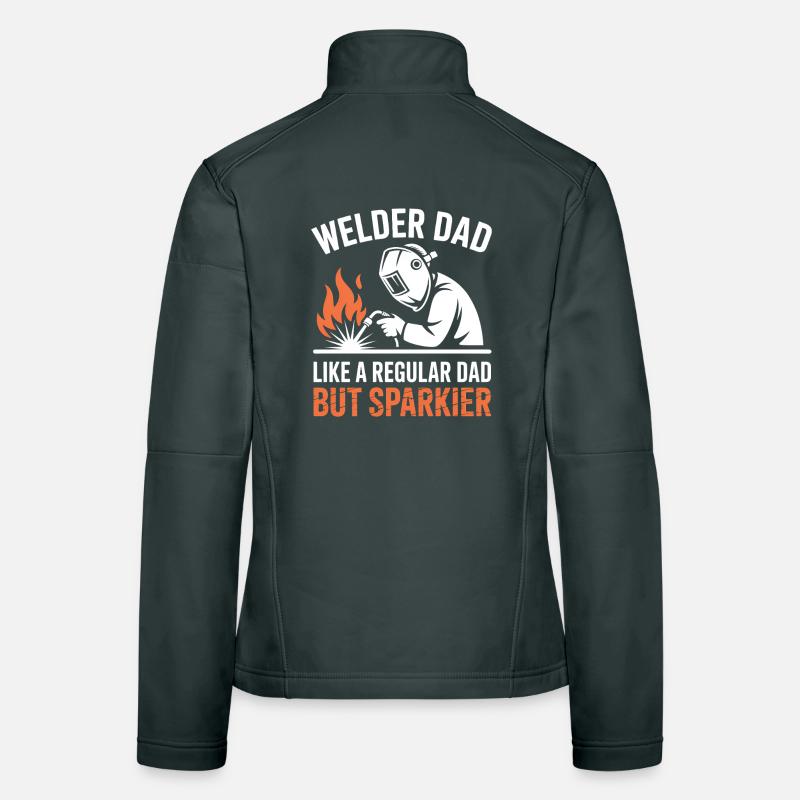 Welder Saying Profession Funny Welder Gift Women's Softshell Jacket