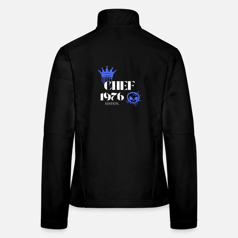 Chef Edition 1976 49 Geburtstag Spruch Frauen Softshelljacke