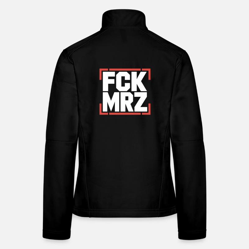 FCK MRZ  - Anti CDU/CSU Logo Frauen Softshelljacke