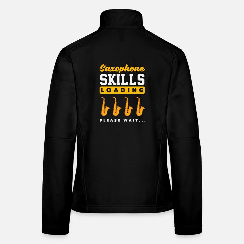 Saxophon-kenntnisse Loading Please Wait Frauen Softshelljacke