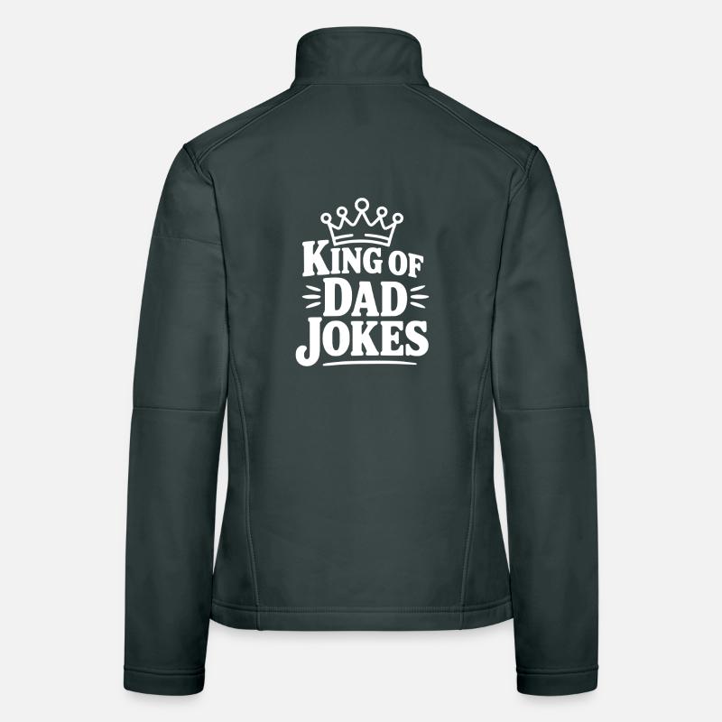 König der Vater-Witze Frauen Softshelljacke