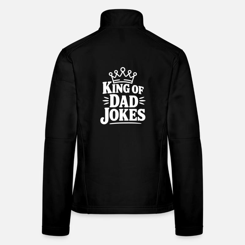 Roi des blagues de papa Veste en tissu softshell Femme