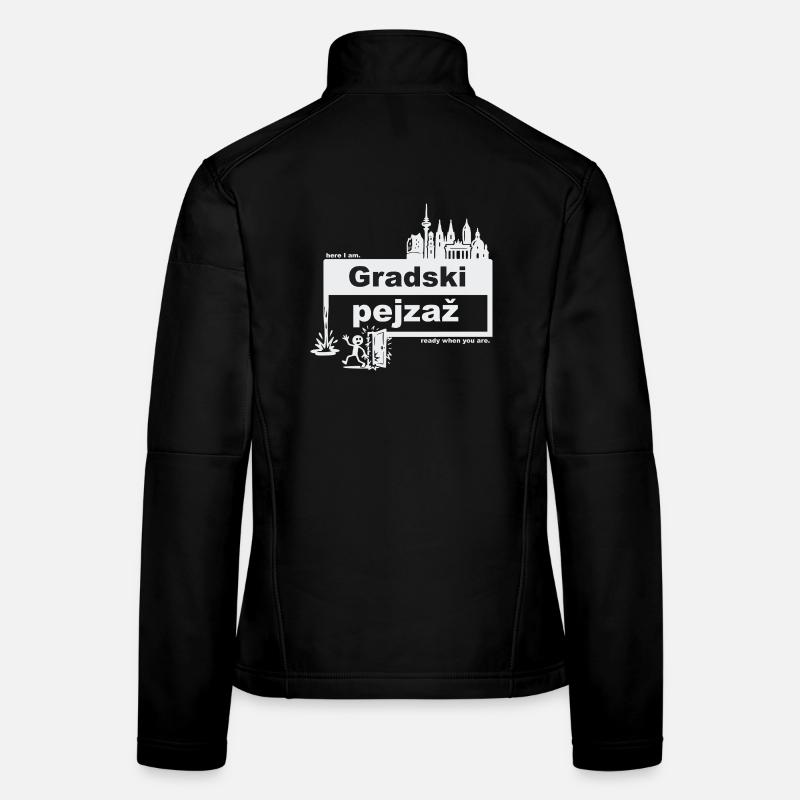Stadtbild - kroatisch - ready when you are Frauen Softshelljacke