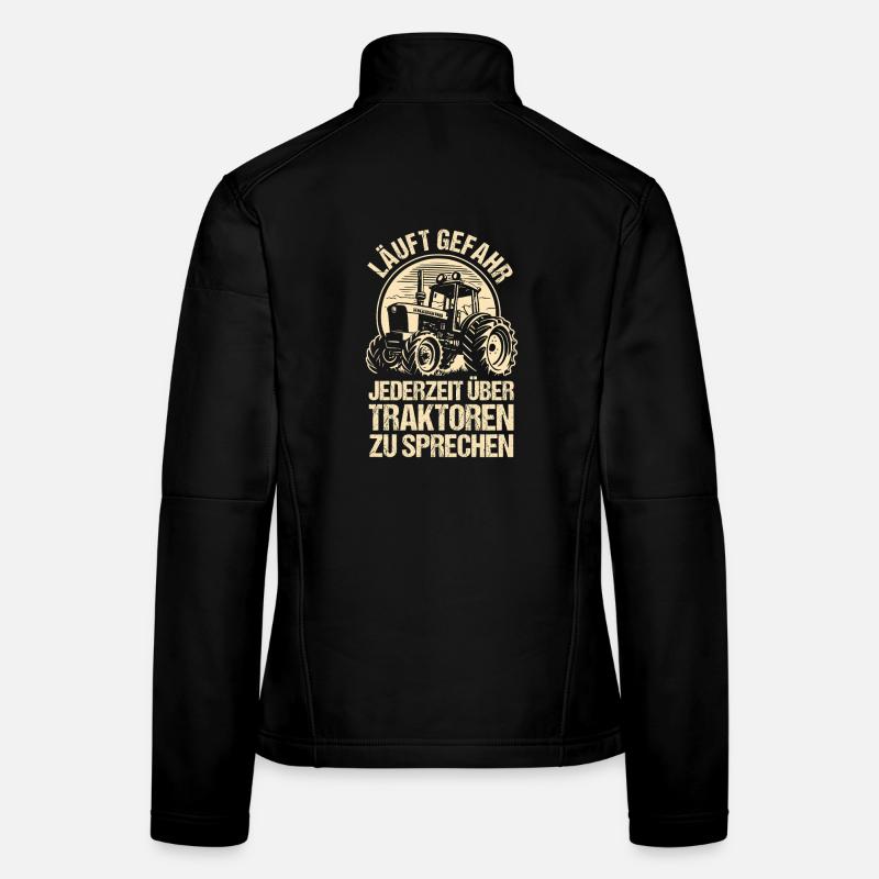 Tractor Farmer Farmer Tractor Driver Tractor Women's Softshell Jacket
