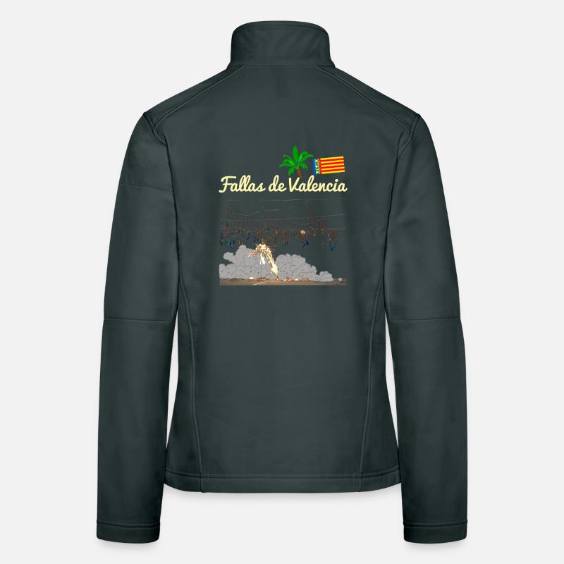 Fallas de Valencia Mascleta Women's Softshell Jacket