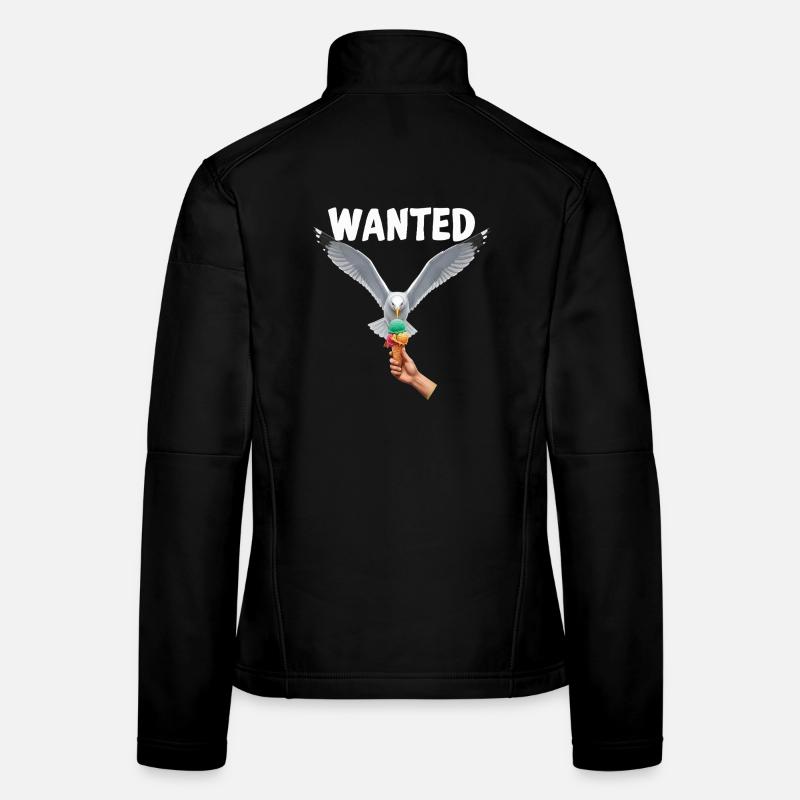 Gesucht Möwe Eiscreme Abenteuer Frauen Softshelljacke