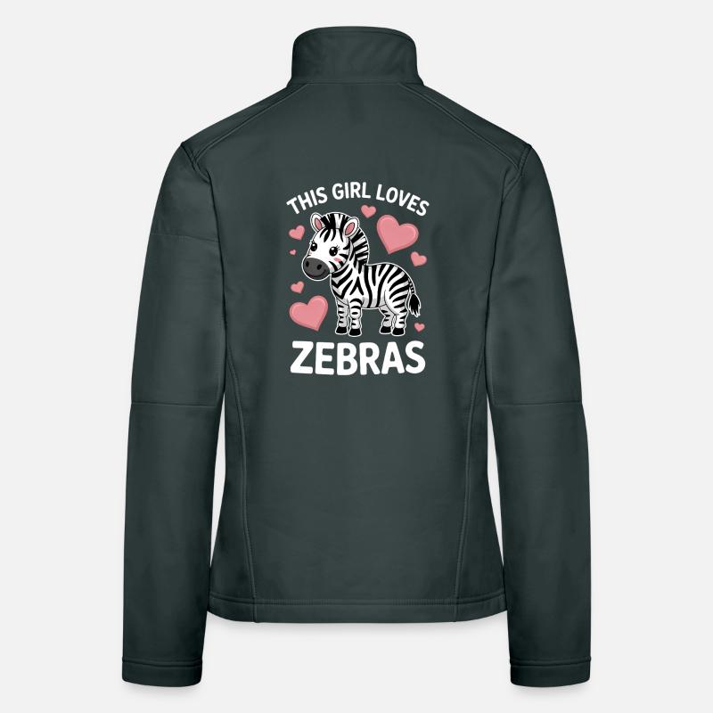 Zebra Saying Funny Zebra Gift Women's Softshell Jacket