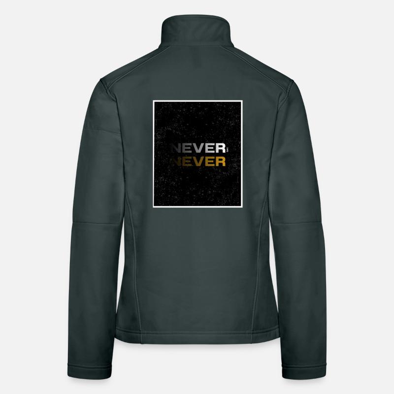 NEVER SAY NEVER – Design minimaliste Veste en tissu softshell Femme