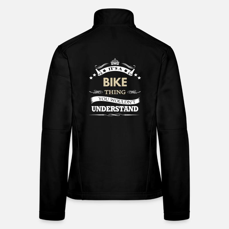 C’est une histoire de vélo que tu ne comprendrais pas Veste en tissu softshell Femme
