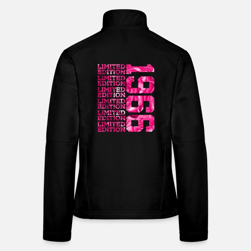 ÉDITION LIMITÉE 1966 60 ANS DE ROSE 60E ANNIVERSAIRE Veste en tissu softshell Femme
