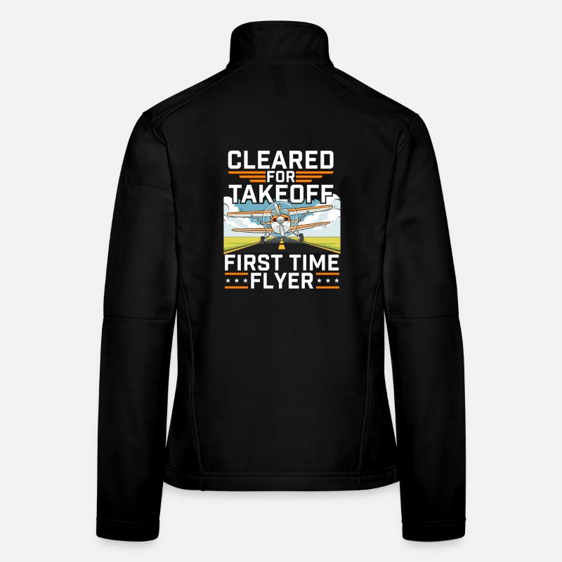 Startfreigabe als Erstflieger Frauen Softshelljacke