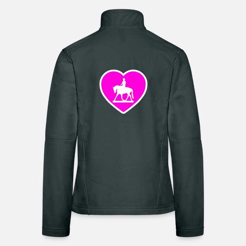 Pferde Frauen Softshelljacke