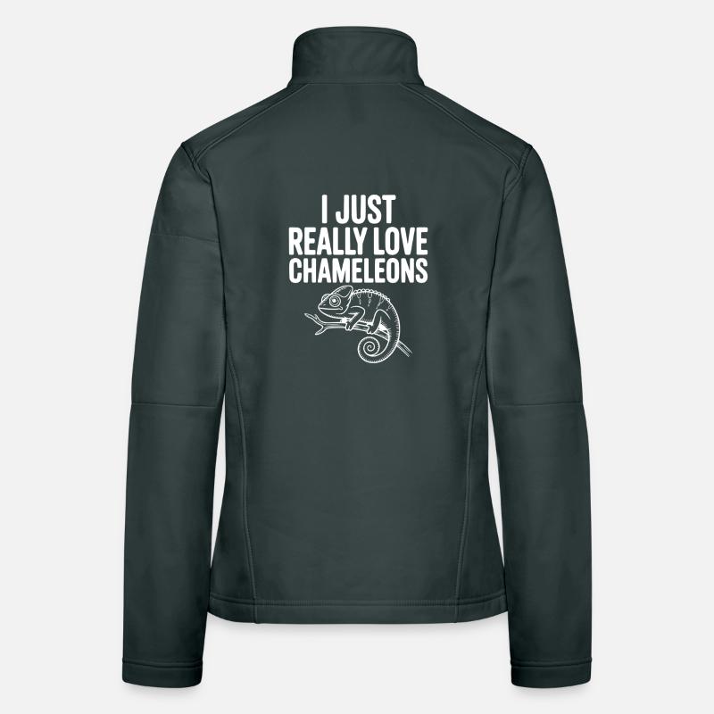 I Just Love Chameleons Women's Softshell Jacket