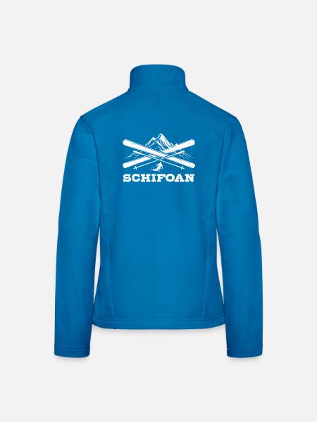 Schifoan | Après ski, winter sports, ski holidays - Women's Softshell Jacket - black - Back