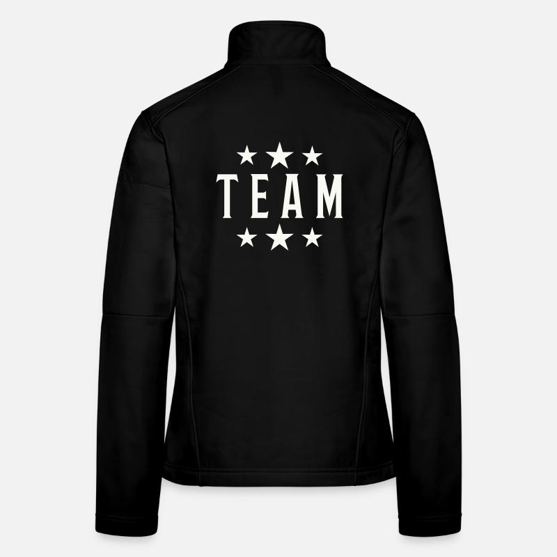 Team Vintage Star Logo Women's Softshell Jacket