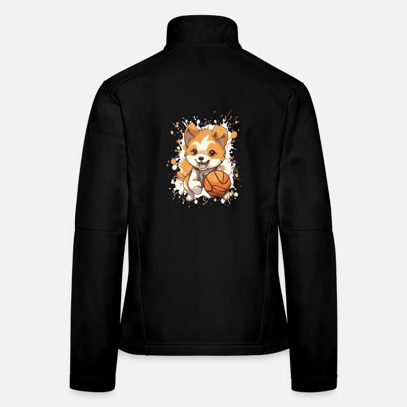 Little Corgi Ball Hunter Women's Softshell Jacket