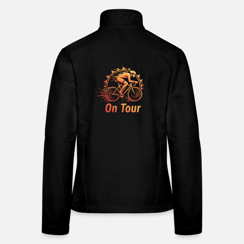 Cyclistes en Tour Veste en tissu softshell Femme