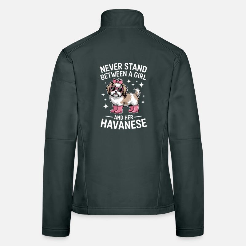 Havanese Sprüche Mädchen Lustige Havanese Geschenk Frauen Softshelljacke