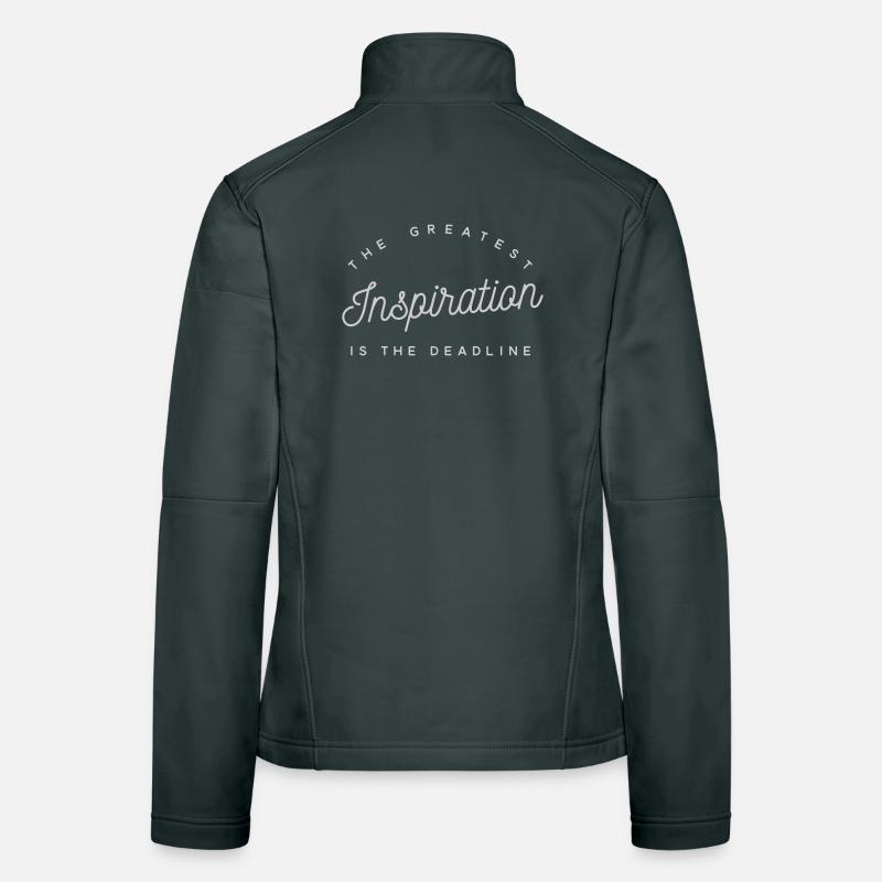 La plus grande inspiration - Script de motivation Veste en tissu softshell Femme