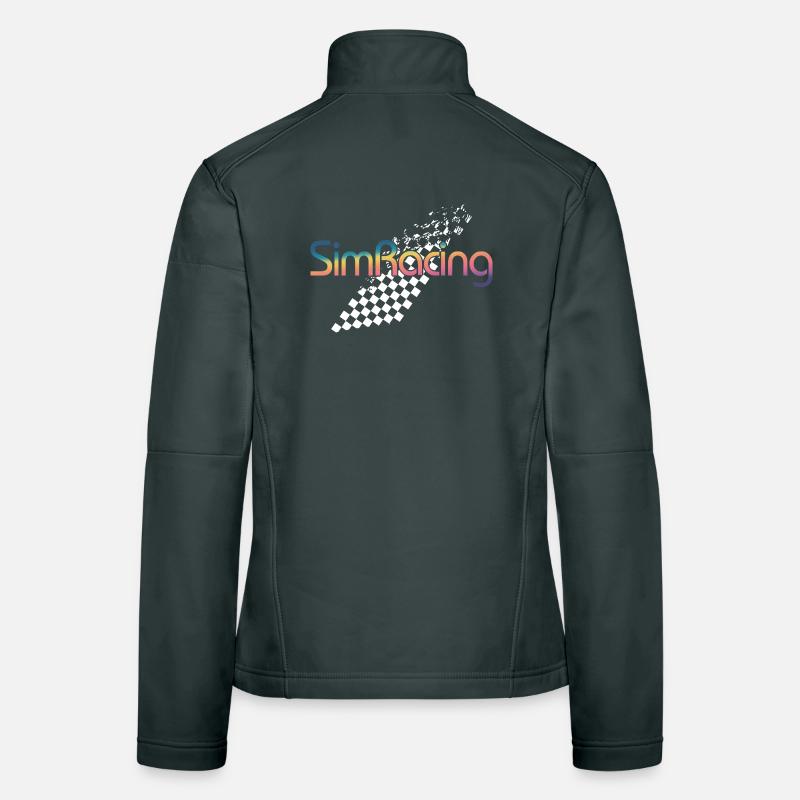SimRacing Verlaufslogo Frauen Softshelljacke