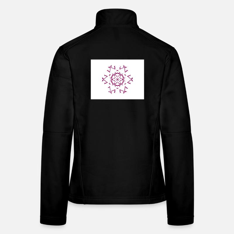 mandala2tv Veste en tissu softshell Femme