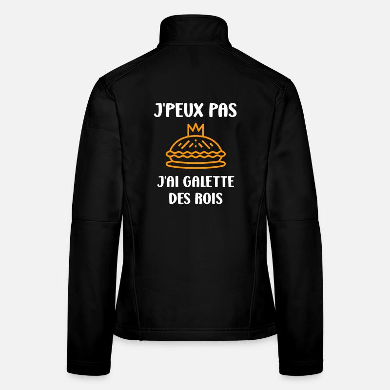 Humor galette des rois Women's Softshell Jacket
