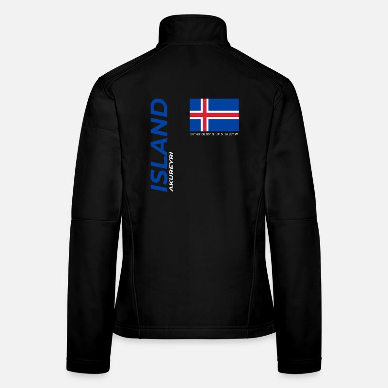 Akureyri Veste en tissu softshell Femme