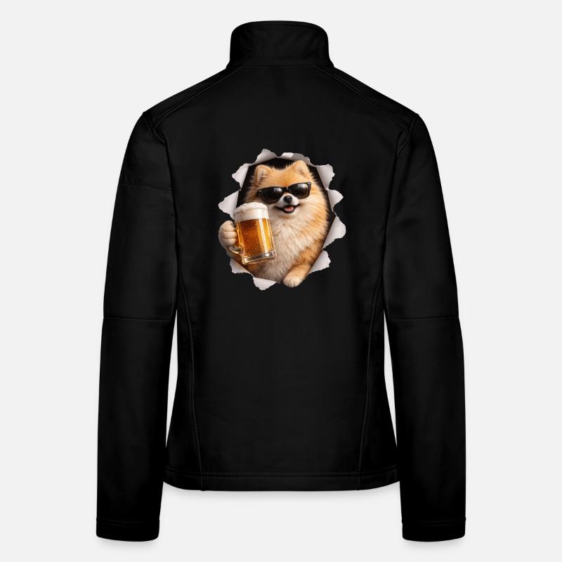 Bière Spitz Veste en tissu softshell Femme