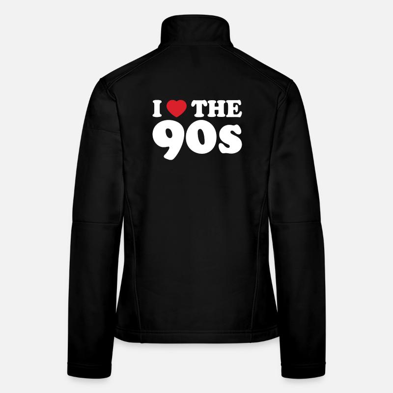 I Love the 90s Veste en tissu softshell Femme