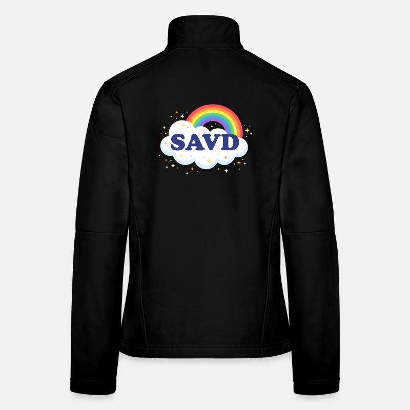 Bible Arc-en-ciel rédempte Foi chrétienne Jésus Veste en tissu softshell Femme