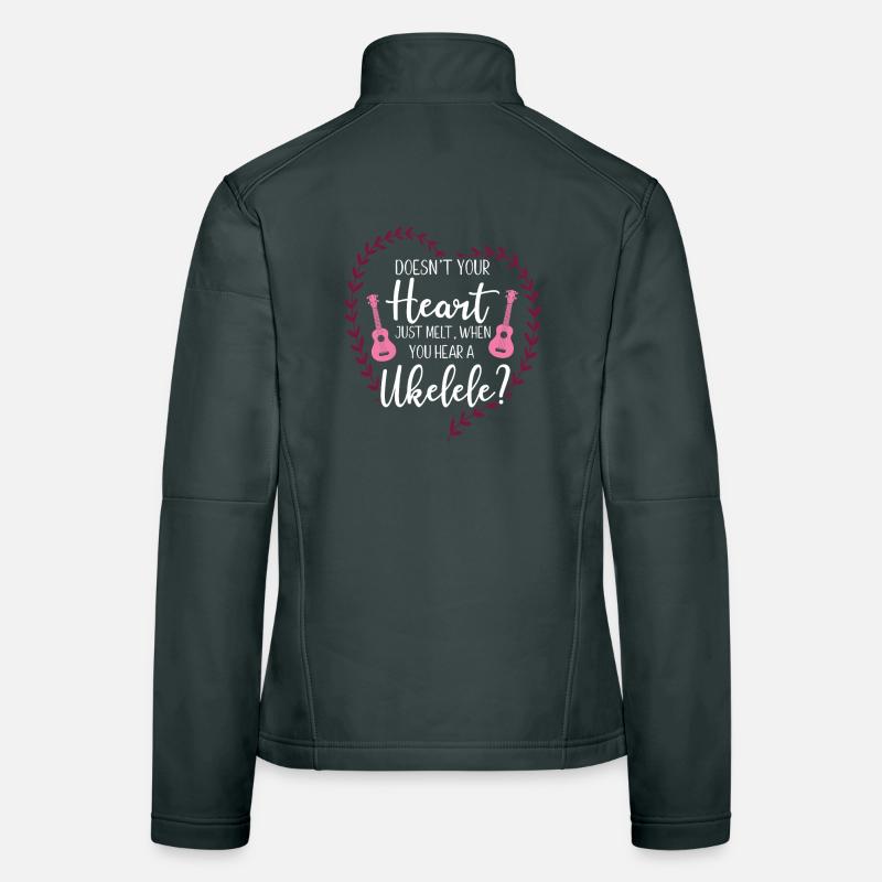 Hawaiian Ukulele Uke Doesn't Your Frauen Softshelljacke
