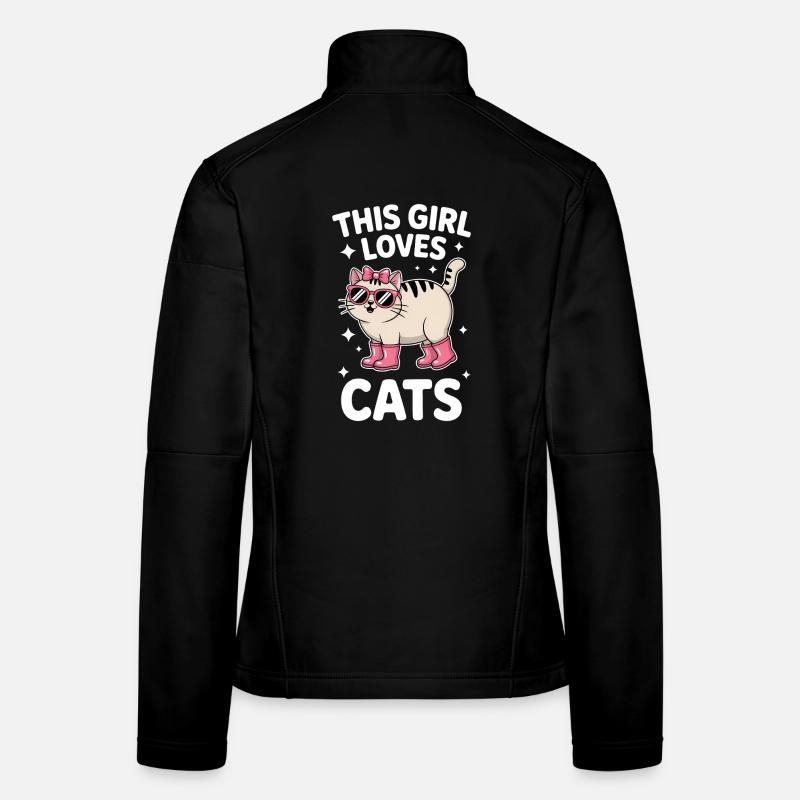 Katzen Spruch Lustiges Katzen Geschenk Frauen Softshelljacke